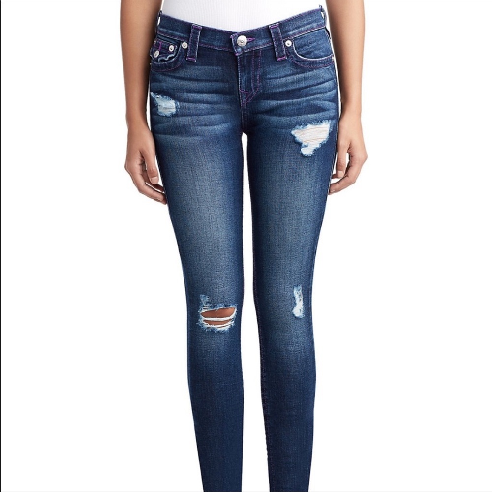 True religion jean size 28. Never been worn however I did remove the tag on them